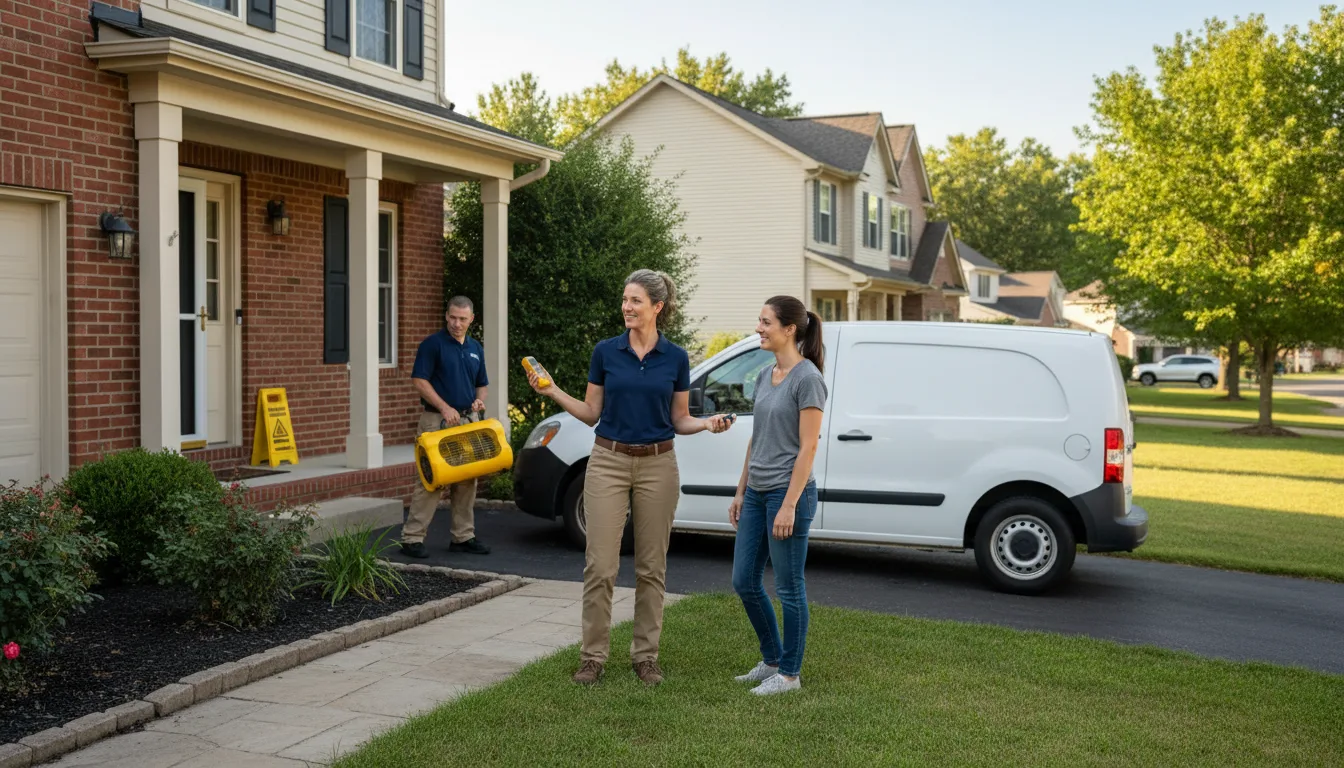 Residential water damage restoration in Blanca, CO